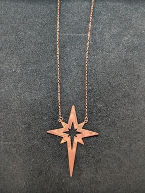 La'celet Jewelry Gallery Silver Starburst Pendant Necklace